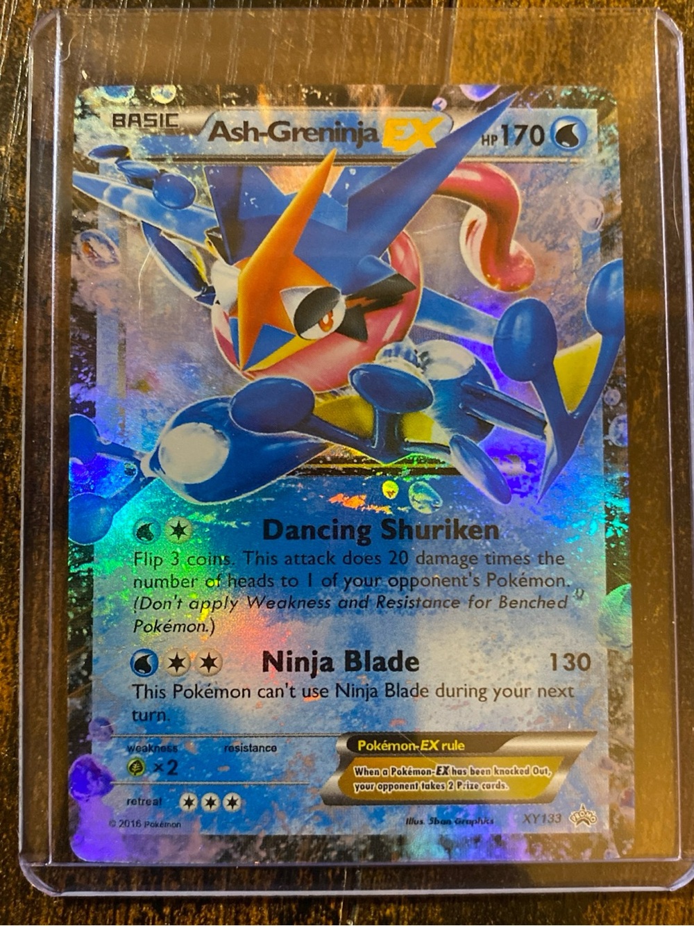Ash-Greninja EX Holo 2016 Promo PR XY133 NM